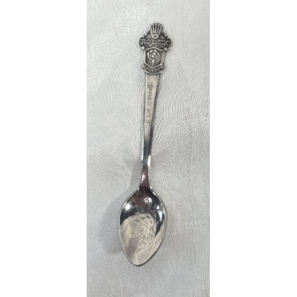 Vintage Bucherer of Lucerne Switzerland Rolex Souvenir Collector Spoon